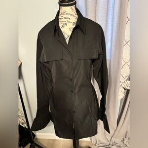 Black Shirt Dress S